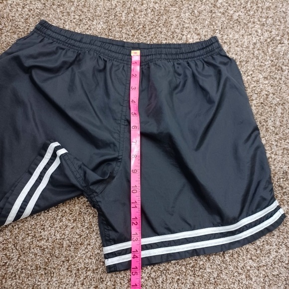 🦞TRADED🦞Black Athletic Shorts/ “swishy” material Soccer shorts - Picture 2 of 4